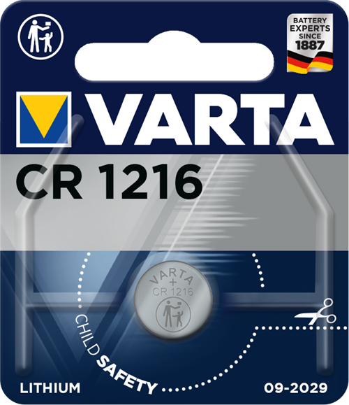 Varta Knappcell Lithium CR1216 3v 1st