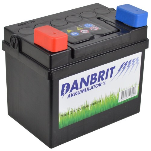 Danbrite trädgårdsbatteri +V 12v 28Ah