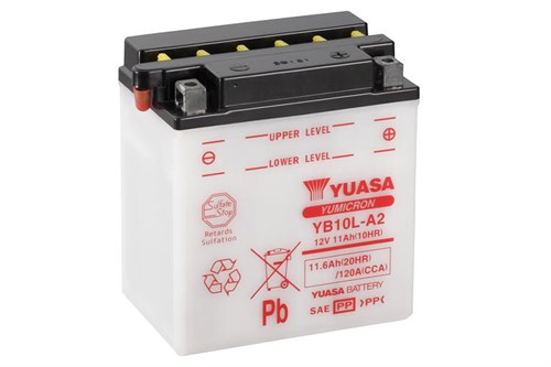 Yuasa Mc batteri  YB10L-A2 12v 11,6 Ah