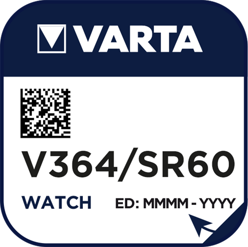 Varta  Klockbatterier SR 60, 364 1,55V 1-Pack