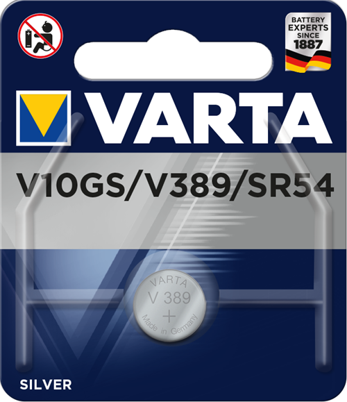 Varta  Klockbatterier SR 54, 389, 390 1,55V 1-Pack