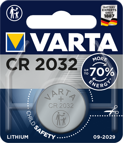 Varta Knappcell Lithium CR2032 3v 1st