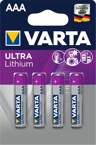 Varta Litium AAA 4st