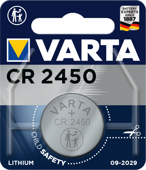 Varta Knappcell Lithium CR2450 3v 1st