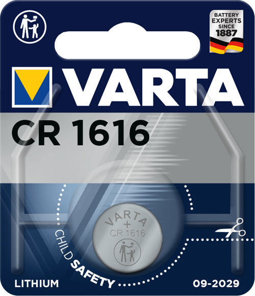 Varta Knappcell Lithium CR1616 3v 1st