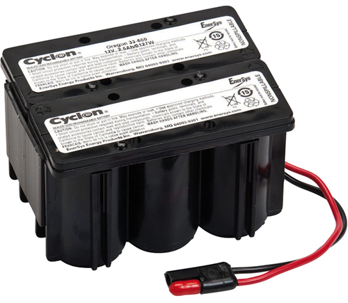Cyklon startbatteri till klippo 12V 2,5Ah