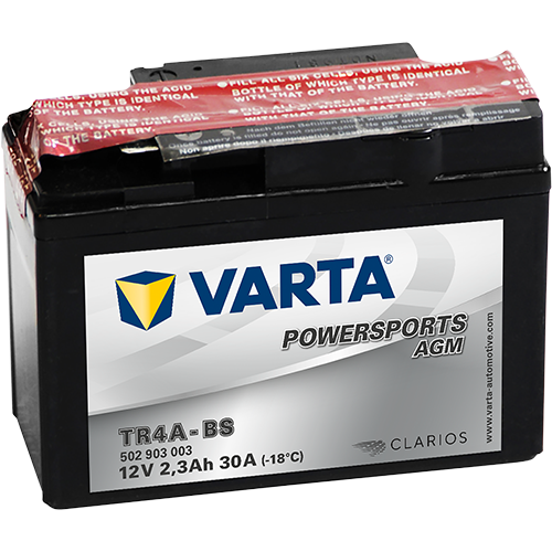 Varta Mc-batteri AGM TR4A-BS 12V 2,3Ah