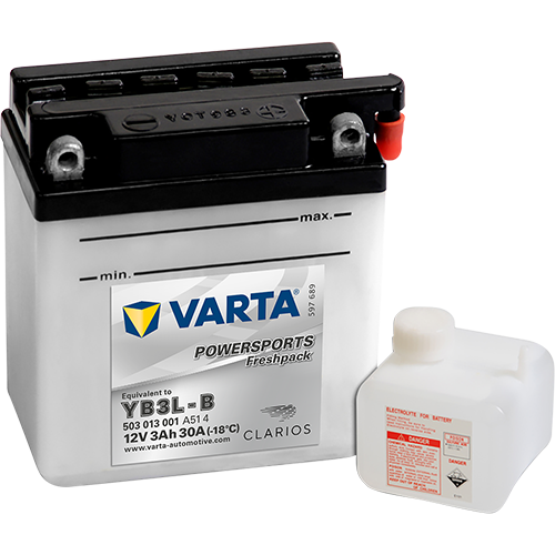 Varta Mc-batteri YB3L-B 12v 3Ah