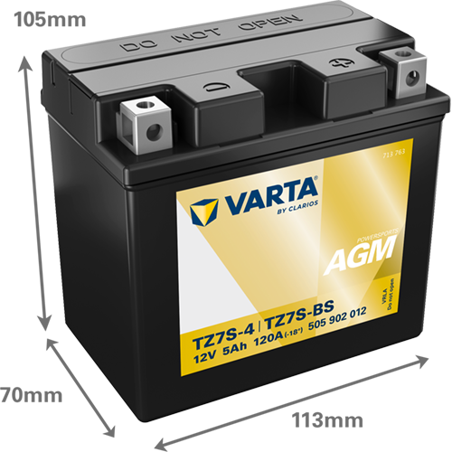 Varta MC AGM TZ7S-BS 12V 5Ah