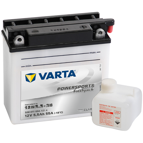 Varta Mc-batteri 12N5.5-3B 12v 6Ah