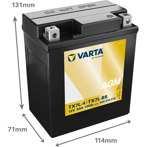 Varta MC AGM YTX7L-BS 12V 6Ah