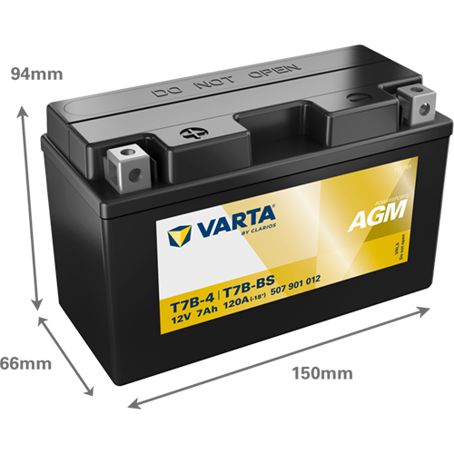 Varta MC AGM YT7B-BS 12V 7Ah