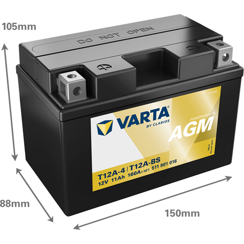 Varta MC AGM YT12A-BS 12V 11Ah