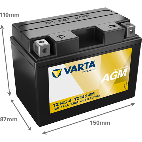 Varta MC AGM YTZ14S-BS 12V 11Ah