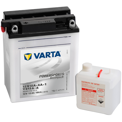 Varta Mc-batteri YB12A-A 12v 12Ah