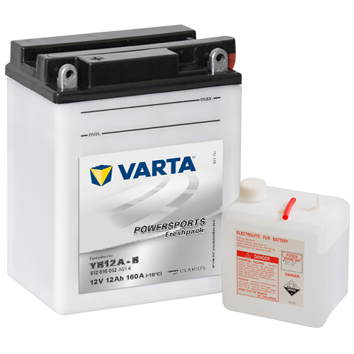 Varta Mc-batteri YB12A-B 12v 12Ah