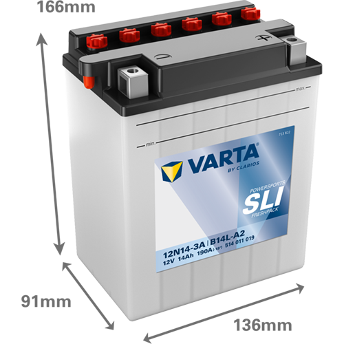 Varta MC YB14L-A2 12V 14Ah