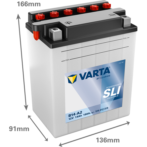 Varta MC YB14-A2 12V 14Ah