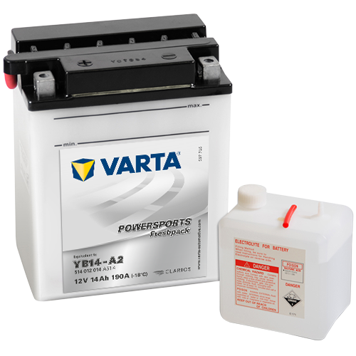 Varta Mc-batteri YB14-A2 12v 14Ah