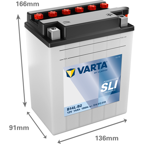 Varta MC YB14L-B2 12V 14Ah