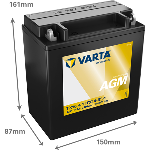 Varta MC AGM YTX16-BS-1 12V 14Ah