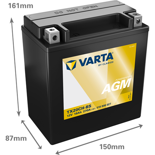 Varta MC AGM TX20CH-BS 12V 18Ah