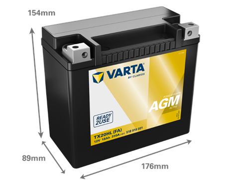 Varta MC AGM Active TX20HL 12V 18Ah