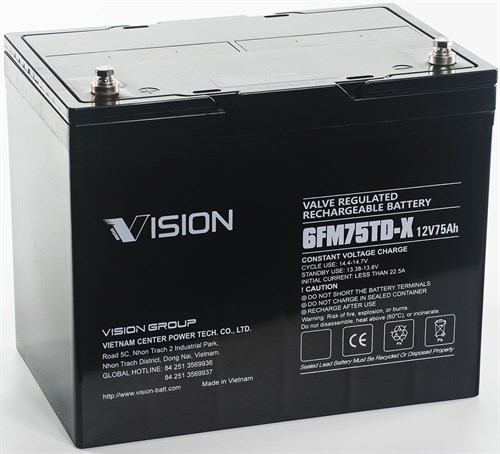 Vision Vrla 12V 75Ah