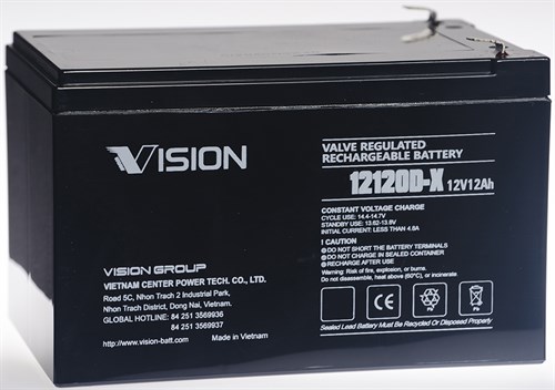 Vision Vrla 12V 12Ah 10År