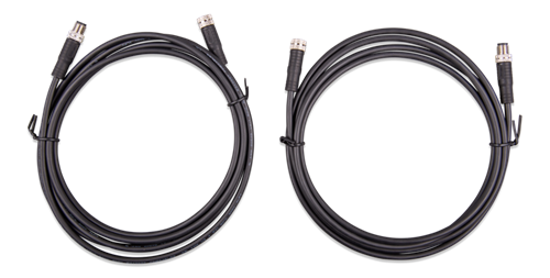 Victron M8 cirkulär kontakt hane/hona 3-polig kabel 2m (2st)