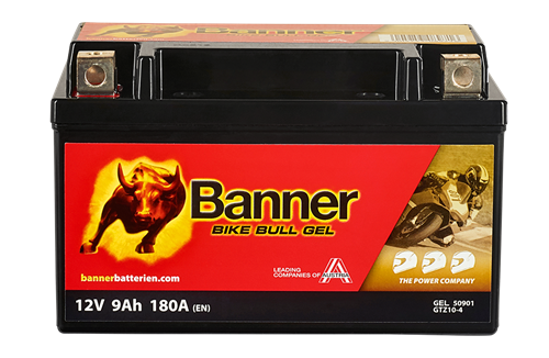 Banner Mc Batteri GEL  GTZ10-4 12V 9Ah
