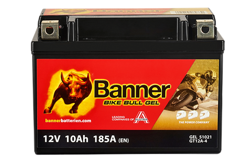 Banner Mc Batteri GEL  GT12A-4 12V 10Ah