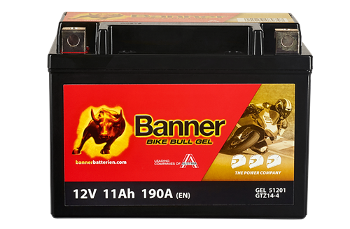Banner Mc Batteri GEL  GTZ14-4 12V 11Ah