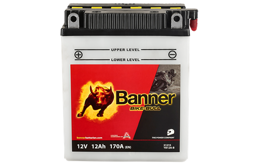 Banner Mc Batteri YB12A-B  12V 12Ah