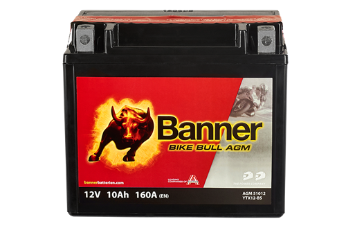 Banner Mc Batteri AGM YTX12-BS 12V 10Ah