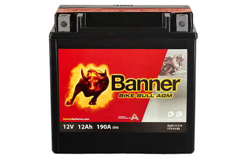 Banner Mc Batteri AGM YTX14-BS 12V 12Ah