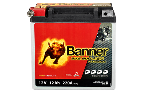 Banner Mc Batteri AGM  PRO  ETX14 12V 12Ah
