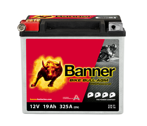 Banner Mc Batteri AGM  PRO  ETX16 12V 19Ah