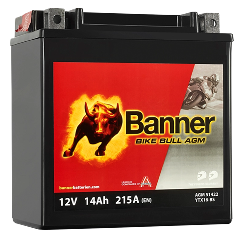 Banner MC AGM YTX16-BS 12V 14Ah