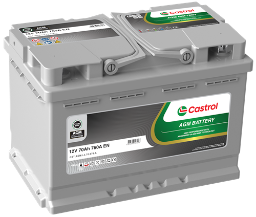 Castrol AGM 12V 70Ah