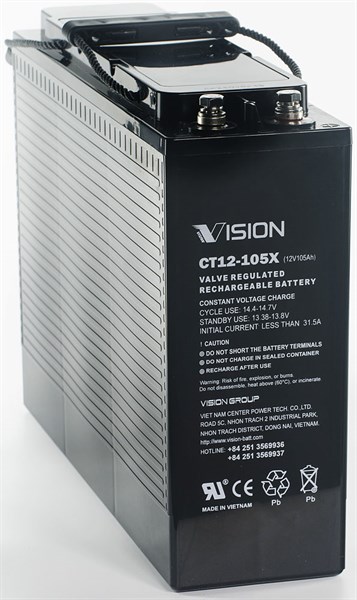 Vision CT Vrla 12v 105Ah