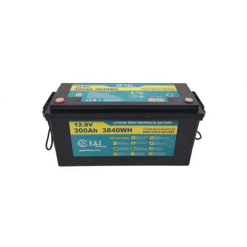 E&J Litium 12V 300Ah Heat - BT
