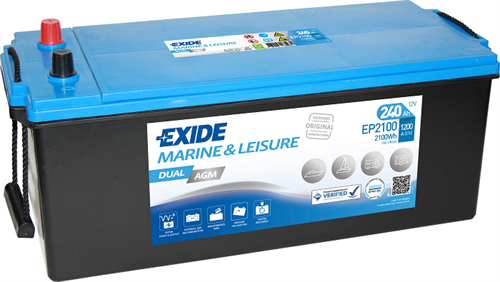 Exide Dual AGM 12v 180Ah