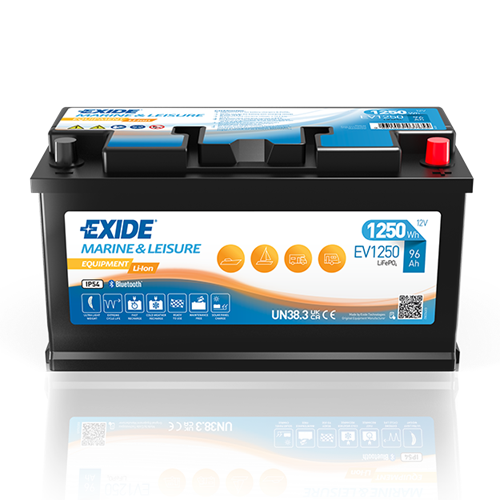 Exide  Litium 12v 96Ah Heat-Bluetooth