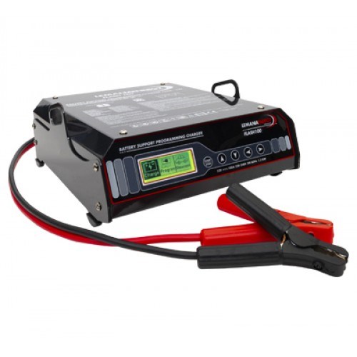 Verkstadsladdare Flash 12/24V 100A. Klarar alla batterityper