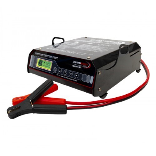 Verkstadsladdare Flash 12/24V 150A. Klarar alla batterityper