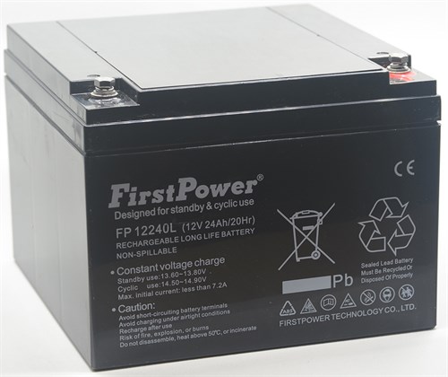 Firstpower Vrla 12v 24Ah 15 Års