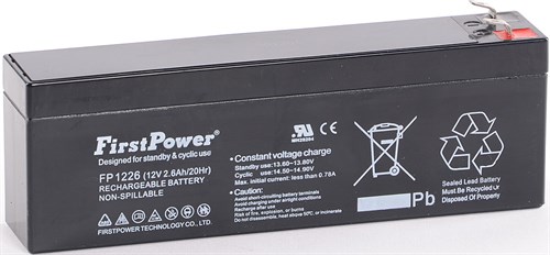 Firstpower Vrla 12v 2,6Ah