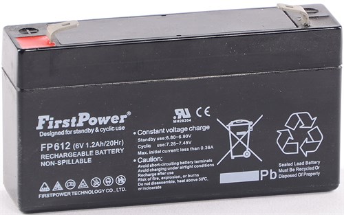 Firstpower Vrla 6v 1,2Ah