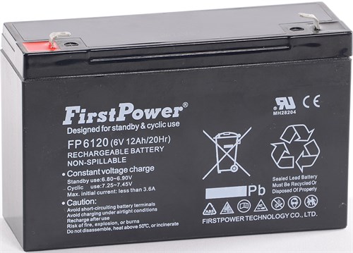 Firstpower Vrla 6v 12Ah